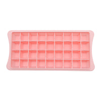 Thickened 24/36-Grid Square Ice Cube Tray with Lid, Silicone Ice Mold for Baby Food and Jelly