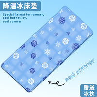 Cooling Gel Mat for Summer Bed, Single/Double Dormitory Use, Pillow and Sleeping Mat