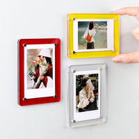 Magnetic Photo Frame for 4x6, 5x7, 6x8 Inch Photos, Desktop Display Stand