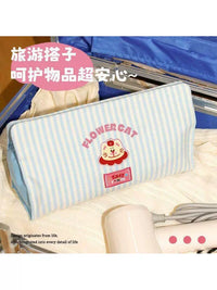 Portable Heat-Resistant Hair Dryer Storage Bag with Water-Resistant Design