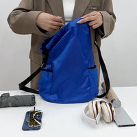 Drawstring Backpack Large Capacity Waterproof Sports Gym Bag for Basketball Soccer Training