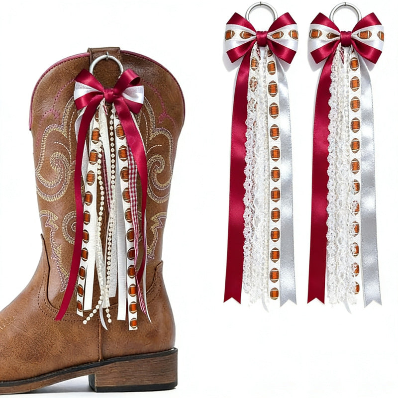 Boot Charms Ribbon Tassels for Western Cowboy Boots and Martin Boots