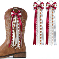 Boot Charms Ribbon Tassels for Western Cowboy Boots and Martin Boots