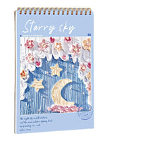 Thickened Flip-Top Tearable Coil Sketchbook A4 for Students, 96 Pages