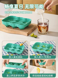 Food-Grade Silicone Large Sphere Ice Cube Mold for Whiskey and Beverages