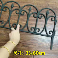 Garden Fence Outdoor Plastic Interlocking Border Edging Decorative Panel for Flower Beds and Pathways
