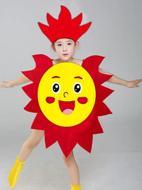 Adult Sun, Moon, Star, Cloud, Raindrop, Flame Costume for Stage Performance & Cosplay