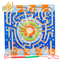 Magnetic Bead Maze Puzzle Toy for Toddlers, Educational Logic Game for Early Development