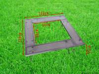 Portable Outdoor Fire Pit Table with Carry Bag for BBQ and Picnics