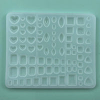 DIY Crystal Epoxy Resin Molds Diamond Heart Marquise Square Faceted Silicone Mold Handmade Ice Cube Tray