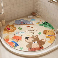 Cartoon Non-Slip Bathroom Mat for Shower and Bathtub