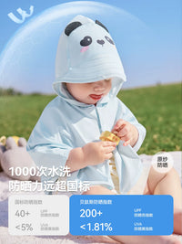 Beipeites Baby Sun Protection Cloak UPF50+ Lightweight Hooded Jacket for Infants and Toddlers