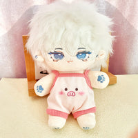 20cm Pig Cotton Doll Clothes Set with Sling Dress and Shoes