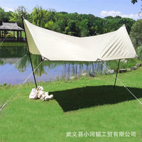 Outdoor Camping Hexagonal Tarp Tent Sunshade Rainproof UV Protection