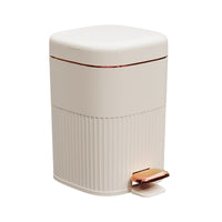 Large Capacity Pedal Bin with Silent Soft-Close Lid for Home, Bathroom, Living Room, Bedroom, Kitchen