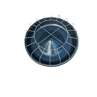 Anti-Spill Poultry Feeder Round Trough with Divided Compartments for Chickens, Ducks, Geese