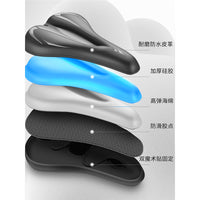 Mountain Bike Seat Cover Thickened Soft Waterproof Silicone Bicycle Saddle Cushion