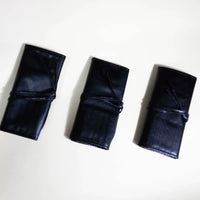 Portable Waterproof Makeup Brush Roll Bag for Eyeliner Eyebrow Pencil Storage