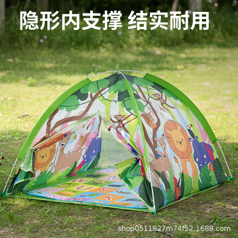 Kids Outdoor Play Tent Foldable Boys Girls Game House Camping Picnic Photography Tent