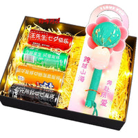 Qixi Valentine’s Day Card Birthday Greeting Card for Husband Boyfriend Gift Coca-Cola Box Blessings