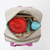 Diaper Bag Backpack Large Capacity with Wet/Dry Separation, Insulated Pockets, and Changing Pad
