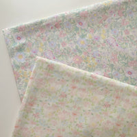 Double-Layer Gauze Pure Cotton Floral Fabric for DIY Apparel and Crafts