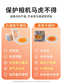 Reusable Desiccant Packs for Camera Lenses & Electronic Equipment, Moisture Absorber for Storage