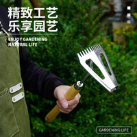 3-in-1 Mini Weeding Hoe for Gardening, Soil Loosening, and Vegetable Planting