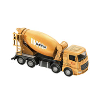Kids' Alloy Construction Vehicle Set - Excavator, Crane, Mixer Truck, and More - Realistic Engineering Model Toys for Boys