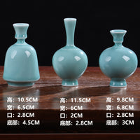 New Chinese Style Jingdezhen Ceramic Vase Set for Home and Office Decor