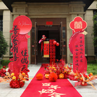 Wedding Aisle Guide Sign Pillars for Outdoor Ceremony & Reception Decor