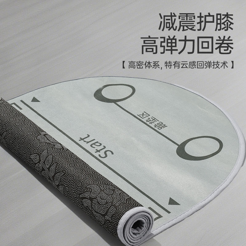 New Abdominal Wheel Mat for Men's Fitness Training - Non-slip, Shock-absorbing, Silent, Thickened, Enlarged, Widened Balance Pad