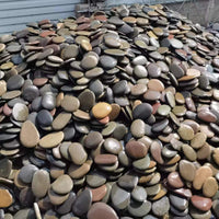 Natural Flat Black River Rocks for Painting & DIY Crafts, Engraving Stones for Kids & Adults