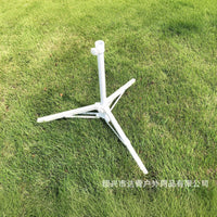 Portable Folding Tripod Umbrella Base for Outdoor Sunshade and Beach Umbrellas