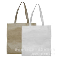 Kraft Paper Gift Bags with Non-Woven Lining, No Gusset, Customizable Logo