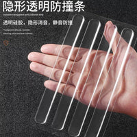 Silicone Door Handle Wall Protector Pads - Self-Adhesive, Transparent, Noise-Reducing