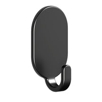 Carbon Steel Adhesive Hooks for Kitchen and Door, No-Drill Wall Mount Key Holder