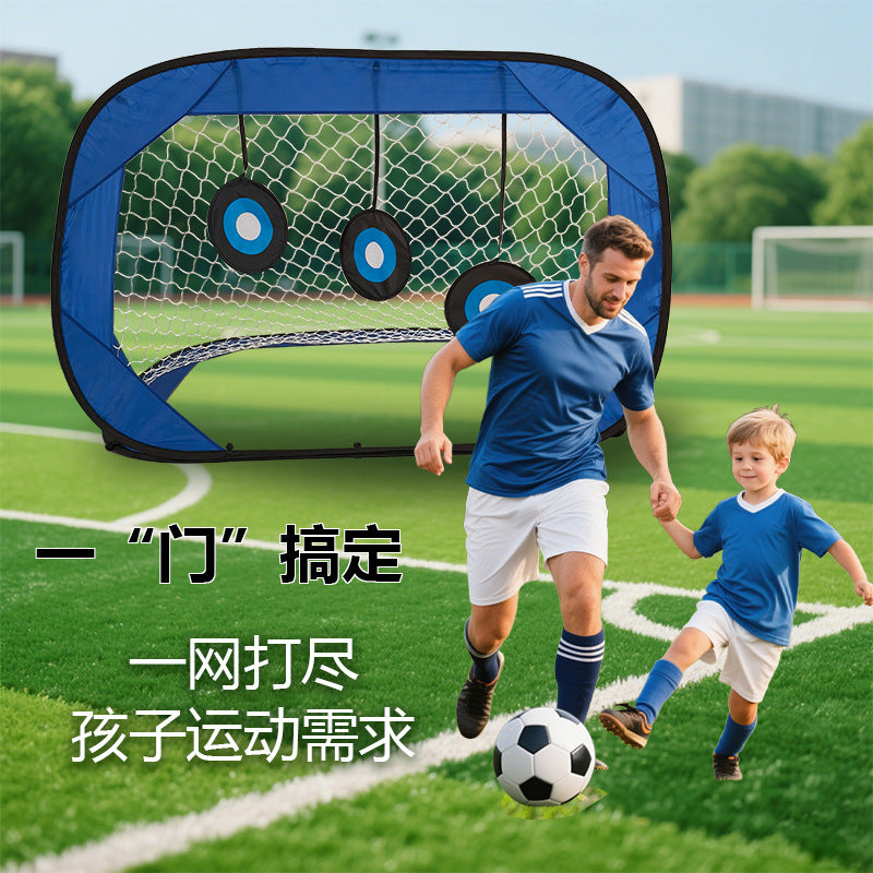 Macar 4-in-1 Foldable Kids' Soccer Goal & Rebounder Net for Outdoor Training