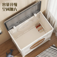 Kids' Large Capacity Toy Storage Bin with Flip Lid - Organizer for Dolls and More