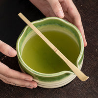 Japanese Matcha Tea Ceremony Set with Bowl, Whisk, and Stand