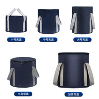 Portable Foldable Foot Bath Bucket with Storage Bag for Travel and Home Use