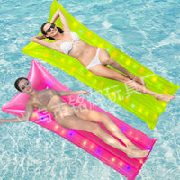 Inflatable Pearlized Pool Float with Optional LED Light