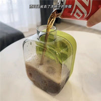 Press-Type Ice Cube Maker Bottle for Refrigerator, Food-Grade Silicone Portable Ice Kettle