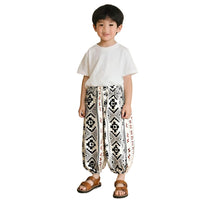 Kids' Summer Ethnic Style Mosquito Repellent Harem Pants