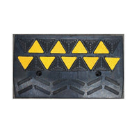 Heavy-Duty Rubber Curb Ramp for Driveways and Thresholds, Portable Car and Wheelchair Access