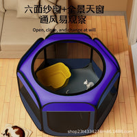 Pet Birthing Tent for Cats and Dogs, Enclosed Whelping Box for Pregnant Pets
