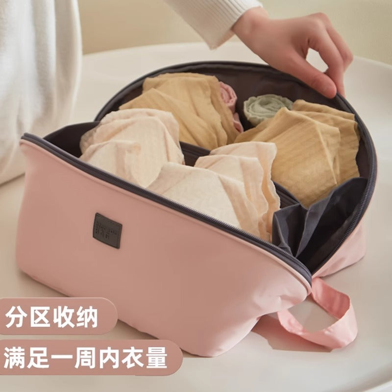 Travel Underwear Organizer Bag for Bras, Underpants, and Socks - Portable & Waterproof