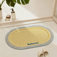 Diatomaceous Earth Bath Mat Quick Dry Absorbent Non-Slip Shower Floor Mat