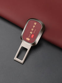 Car Seat Belt Extender with Nappa Leather Cover, Universal Safety Belt Buckle Extension