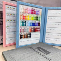 Magnetic Nail Color Display Book with 120 Tips for Salon and Personal Use